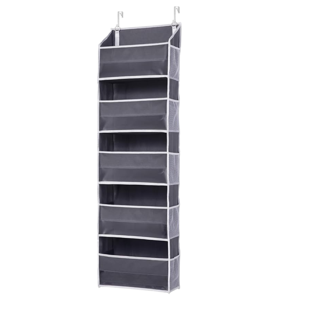 Over Door Hanging Organizer with 5 Pockets & Side Mesh Storage