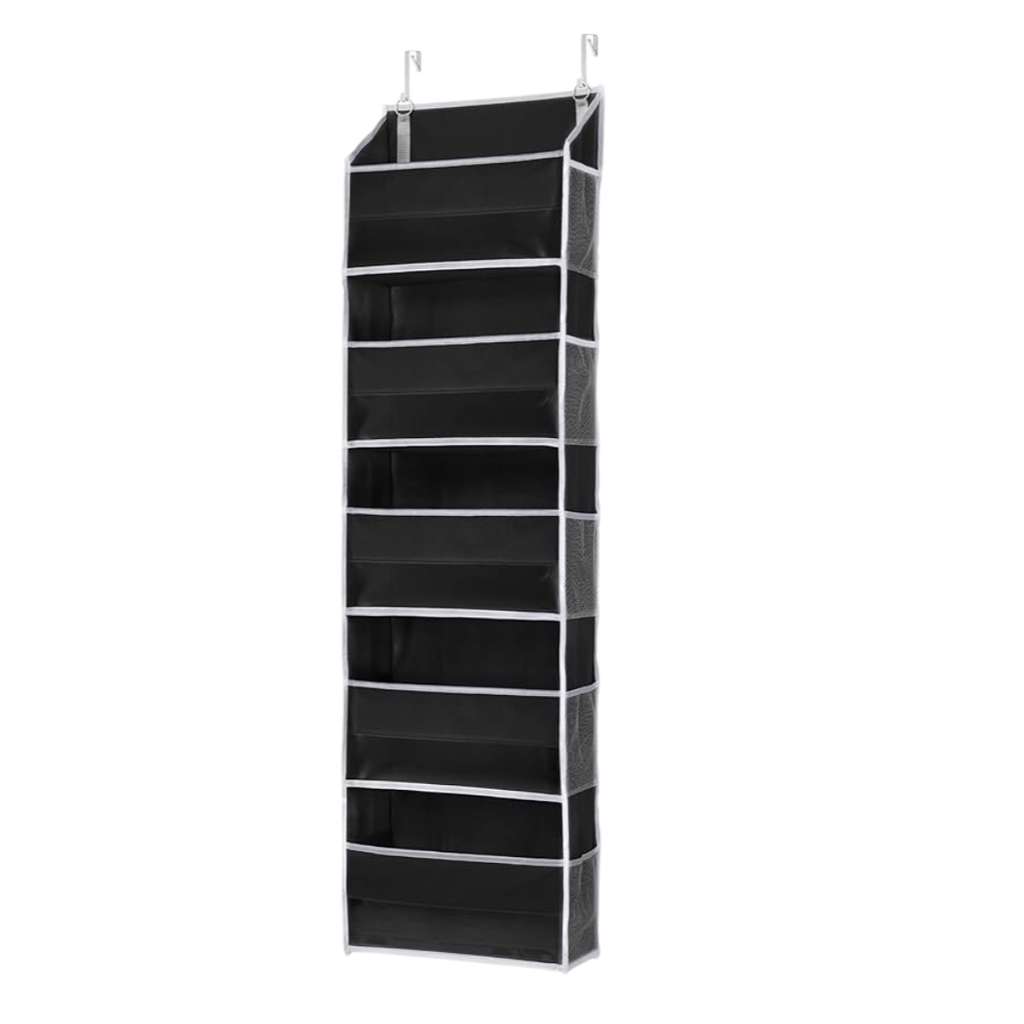 Over Door Hanging Organizer with 5 Pockets & Side Mesh Storage