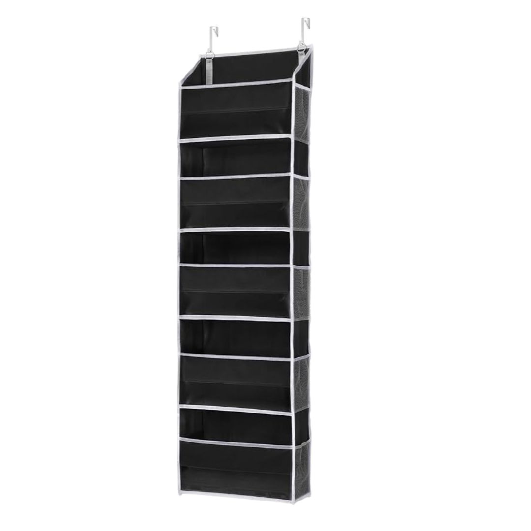 Over Door Hanging Organizer with 5 Pockets & Side Mesh Storage