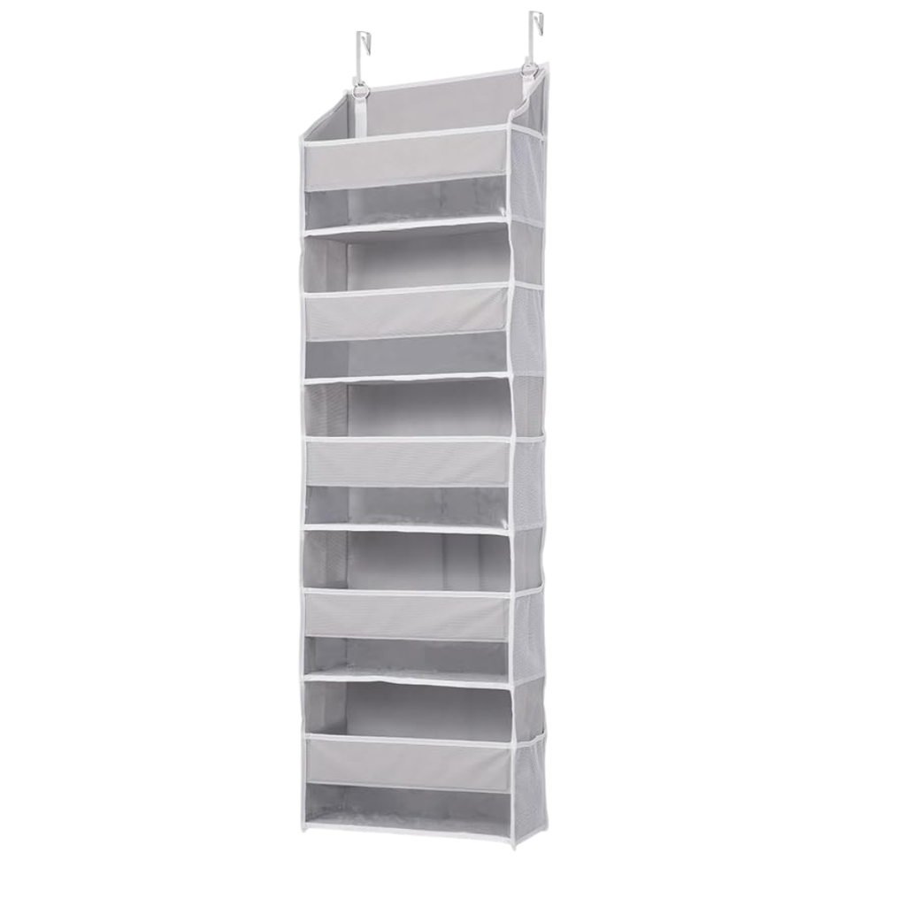 Over Door Hanging Organizer with 5 Pockets & Side Mesh Storage