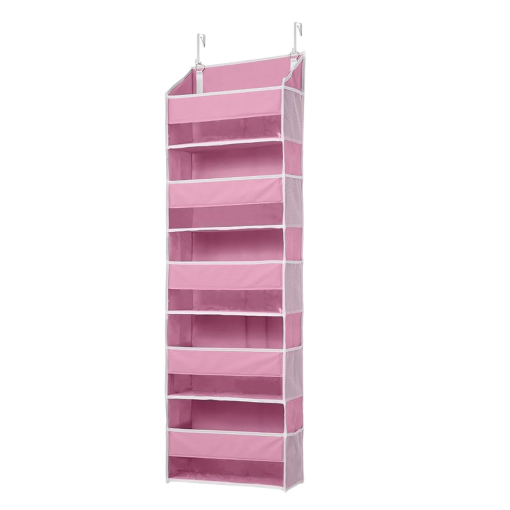 Over Door Hanging Organizer with 5 Pockets & Side Mesh Storage