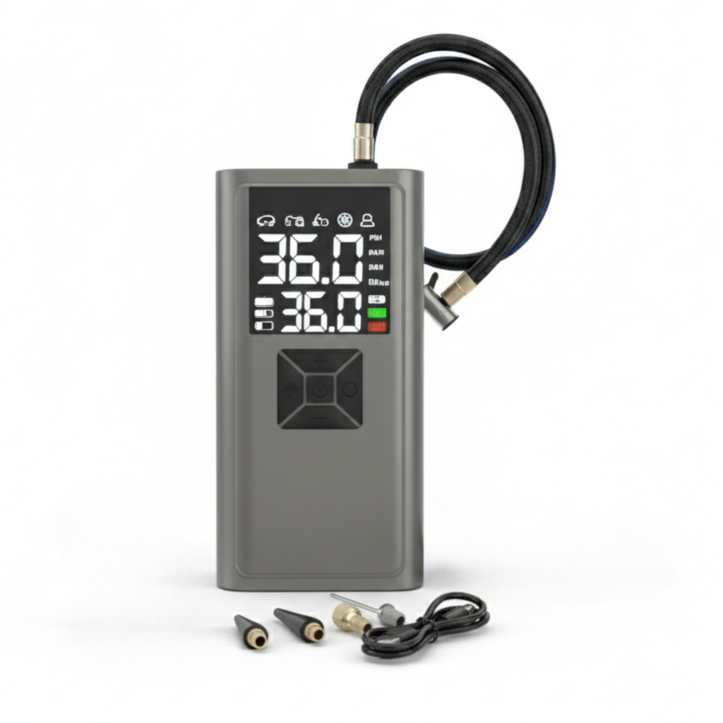 Portable Cordless Tire Inflator Air Compressor 150 PSI Unit