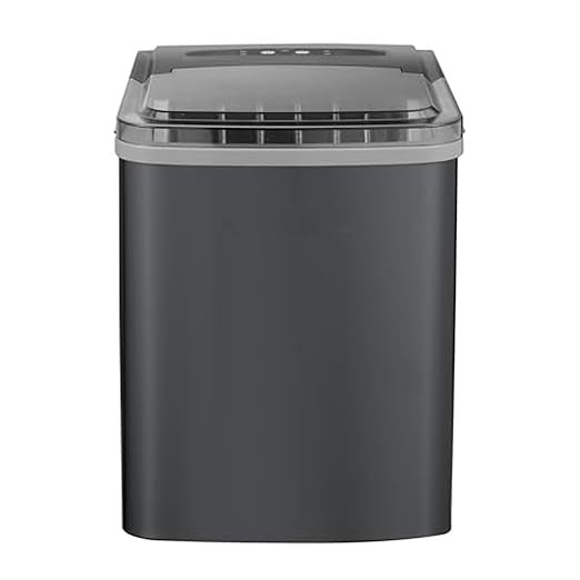Portable Ice Maker with 26 lbs per day Capacity and Clear Window