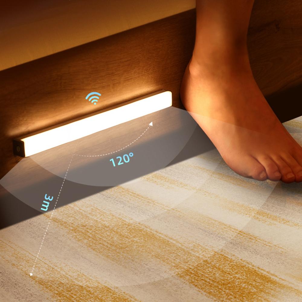 Motion Sensor LED Light Rechargeable Magnetic Indoor Lighting