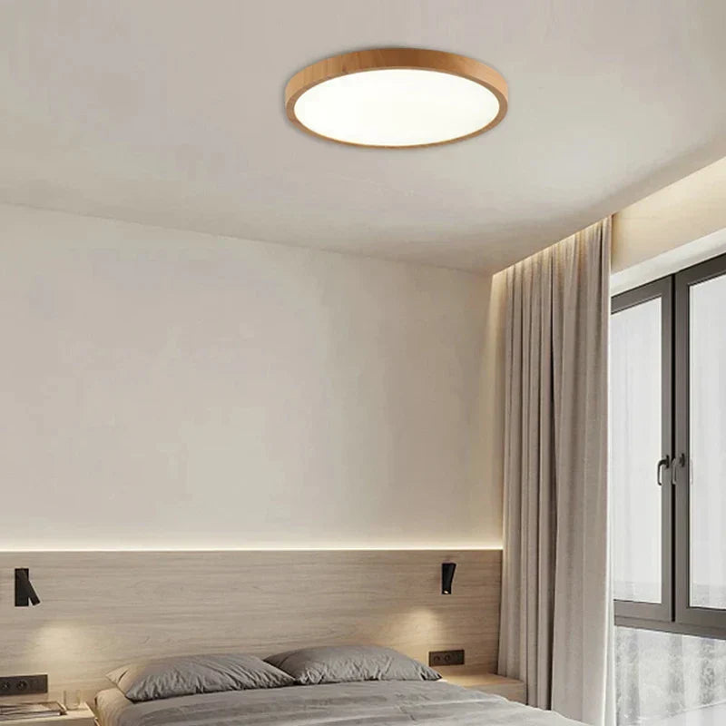 Slim Circular Ceiling Light Dimmable LED with Three Lighting Modes
