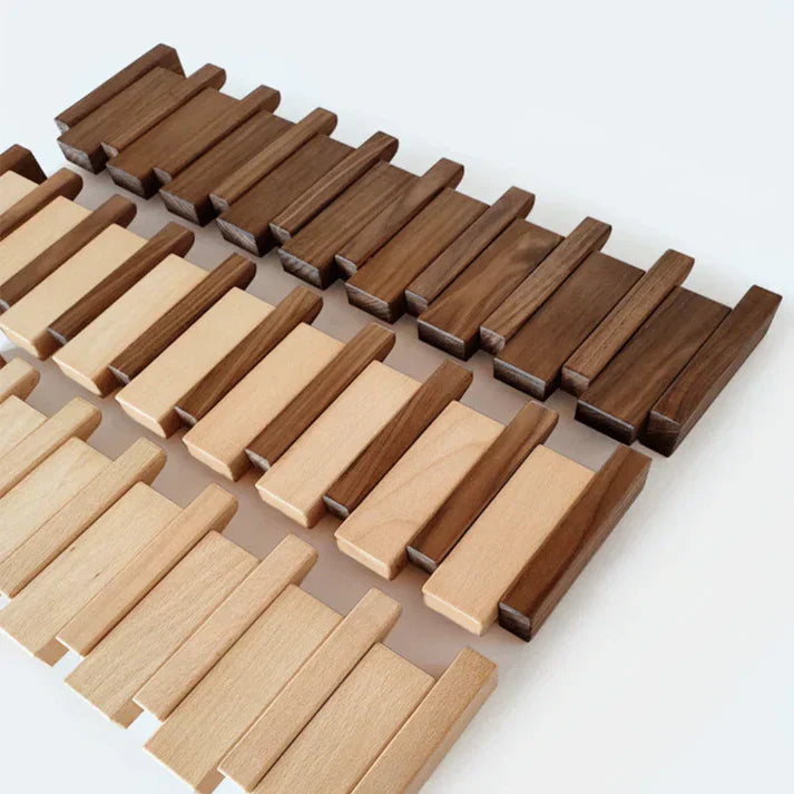 Piano-Style Wall Coat Rack Compact Hanging Storage for Home