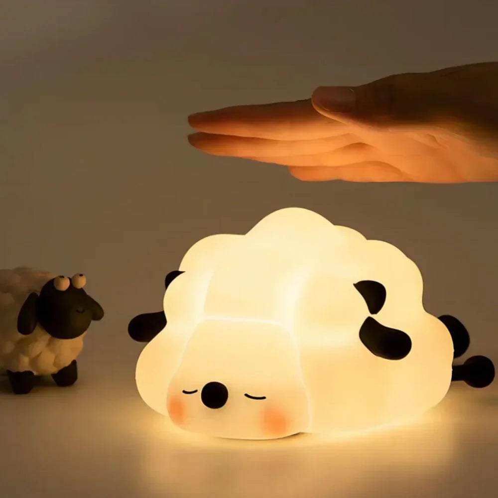 Touch Control Character Table Lamp Rechargeable Bedside Light