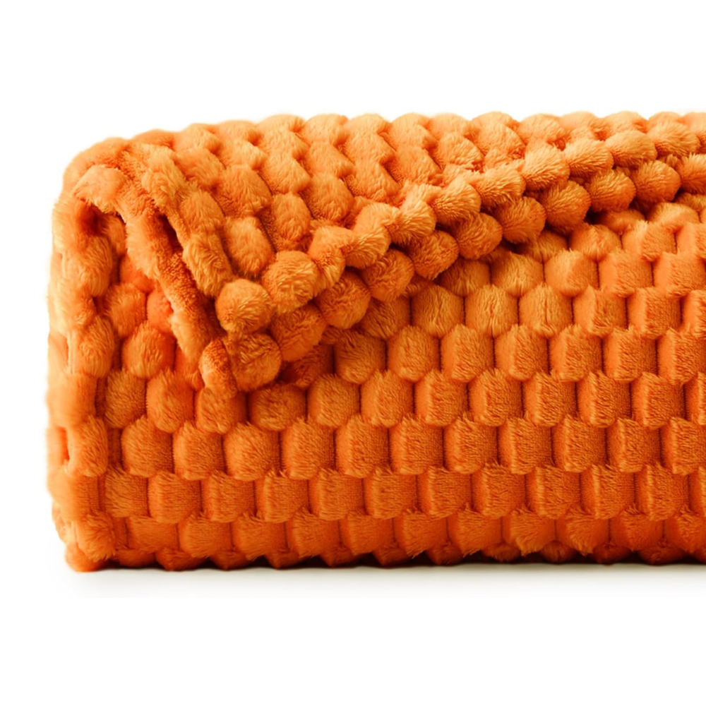 Soft Fleece Jacquard Blanket for Couch, Bed and Home Decor 3D Texture