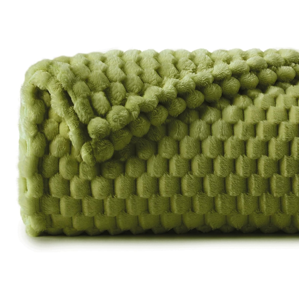 Soft Fleece Jacquard Blanket for Couch, Bed and Home Decor 3D Texture
