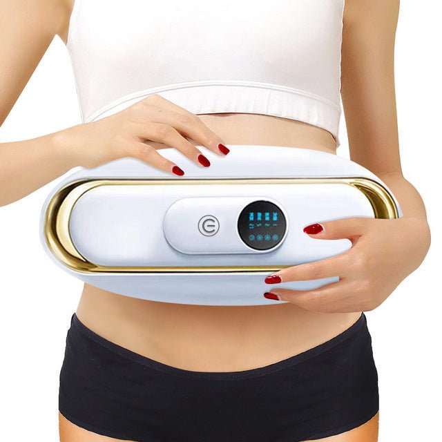 Abdominal Massage Belt Rechargeable Heat & Vibration Support