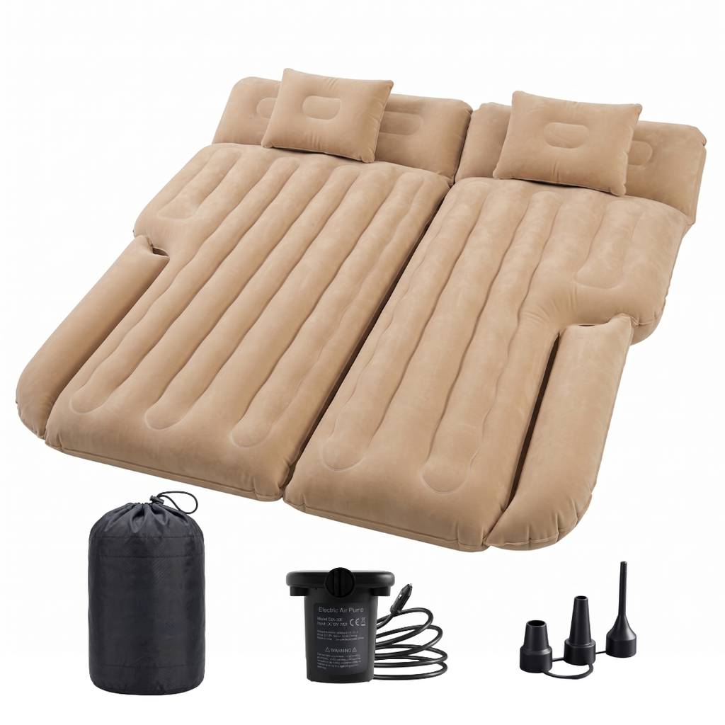 SUV Inflatable Car Bed Mattress with 12V Air Pump, 600 lb Load Rating