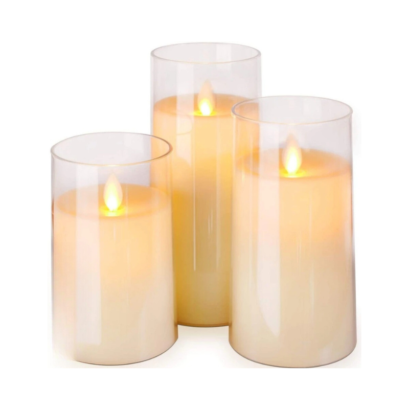 LED Decorative Candle Set with Remote Control