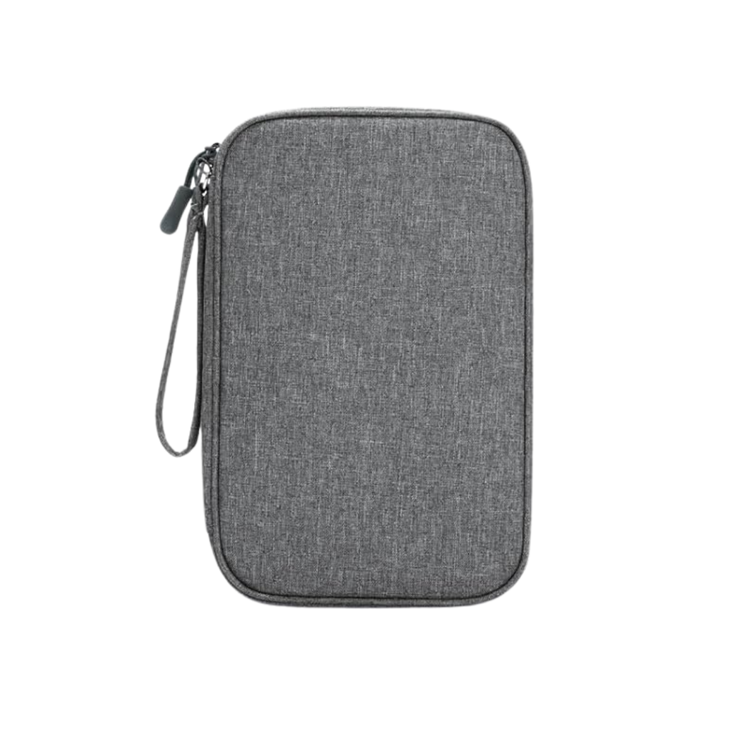 Travel Cable Organizer Pouch with Double Layer Water-Resistant Case