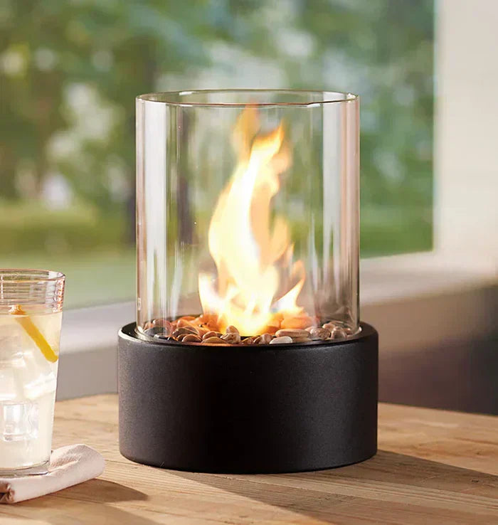 Portable Flame Style Table Lamp Warm Decorative Glow