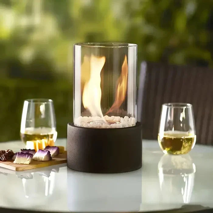 Portable Flame Style Table Lamp Warm Decorative Glow