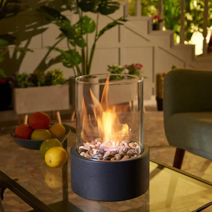 Portable Flame Style Table Lamp Warm Decorative Glow