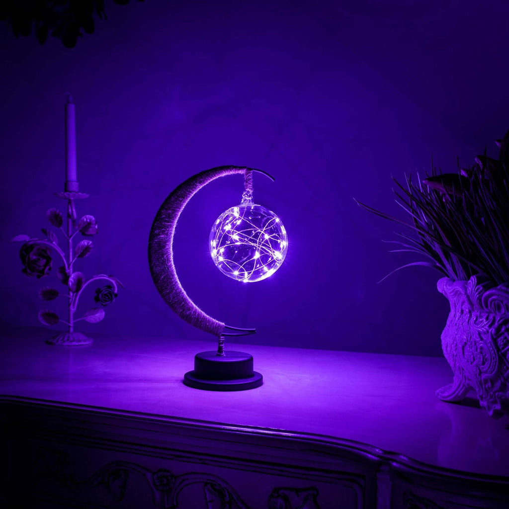 Moon Shaped Table Lamp Soft Ambient LED Decorative Light