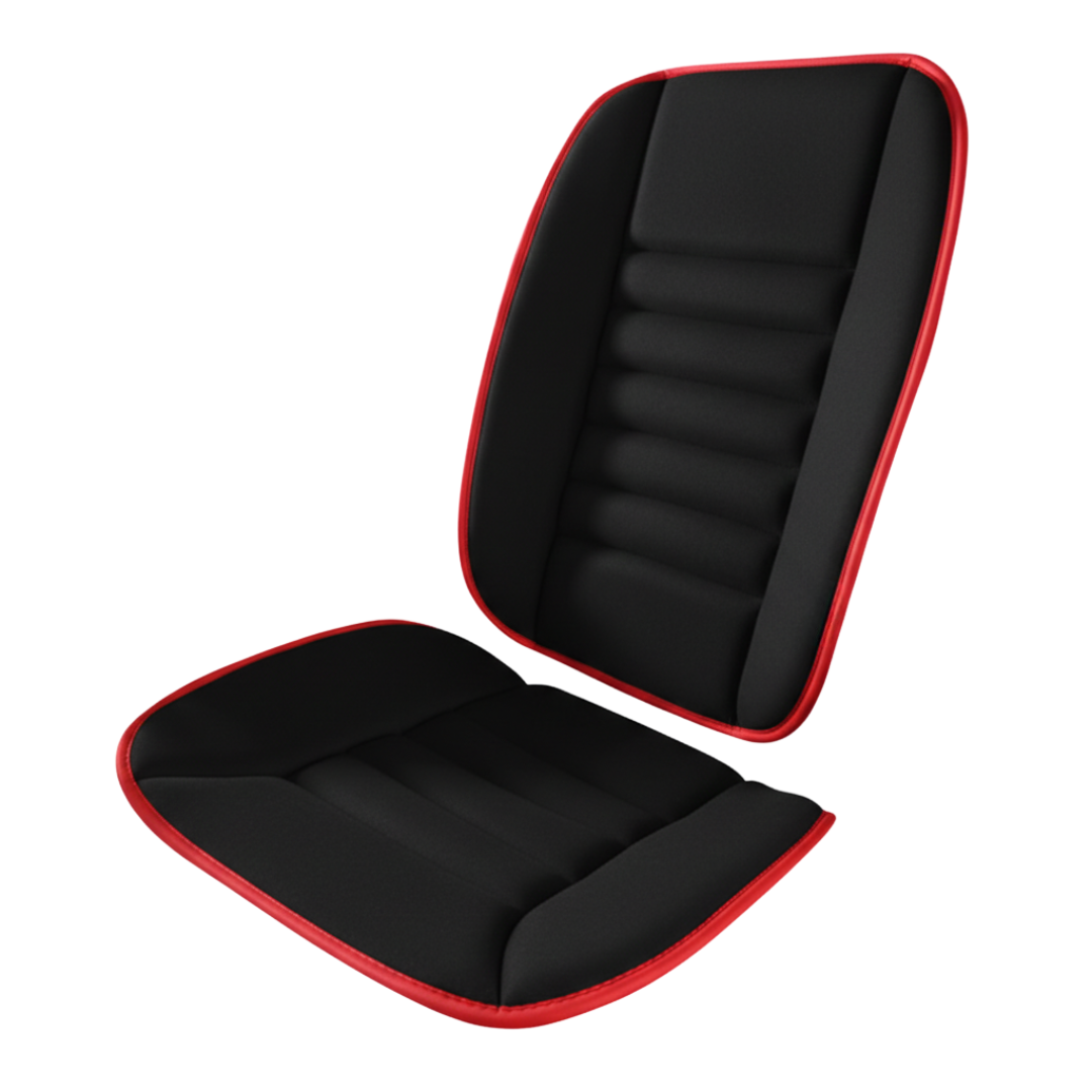 Two-Piece Memory Foam Car Seat Cushion With Removable Back Pad