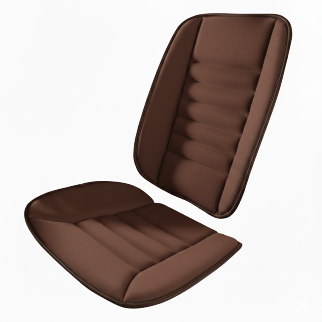 Two-Piece Memory Foam Car Seat Cushion With Removable Back Pad