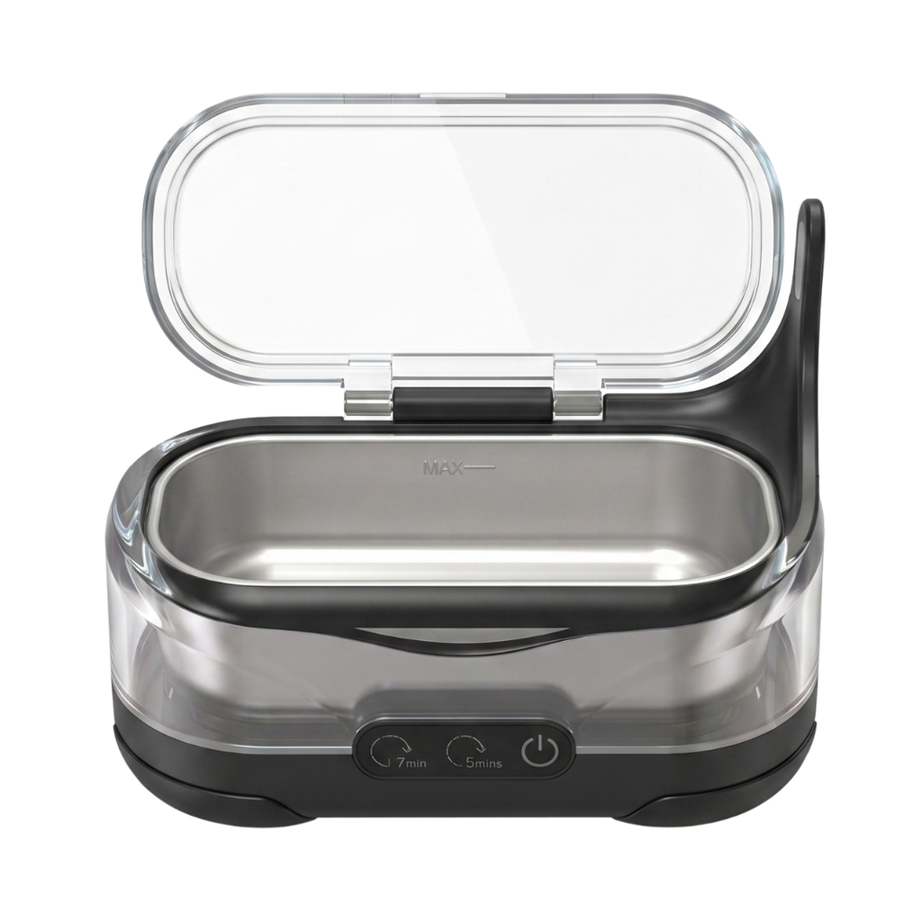 Ultrasonic Jewelry Cleaner 48KHz with Stainless Steel Tank Unit