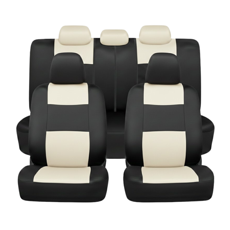 Universal Car Seat Cover Set for Front and Rear Split Bench Seats