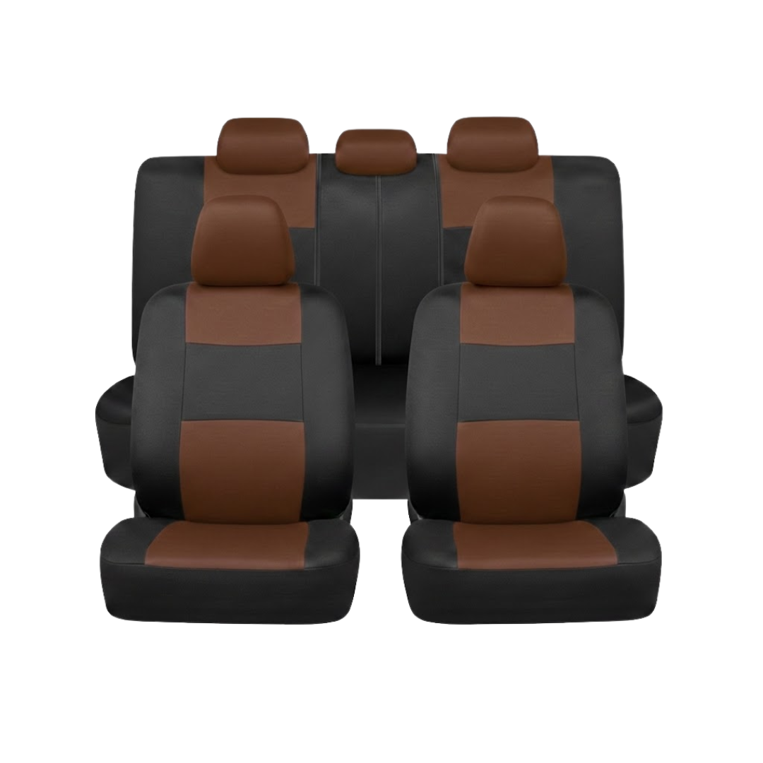 Universal Car Seat Cover Set for Front and Rear Split Bench Seats
