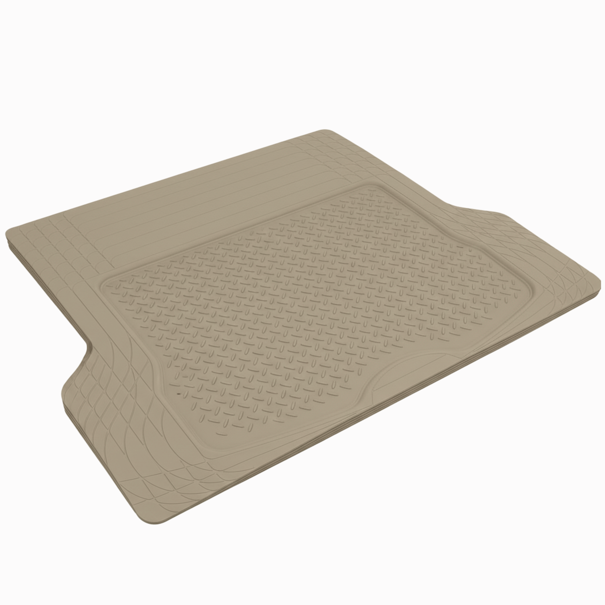 Universal Trim-to-Fit Rubber Trunk Cargo Mat Liner 56 x 43.6 in