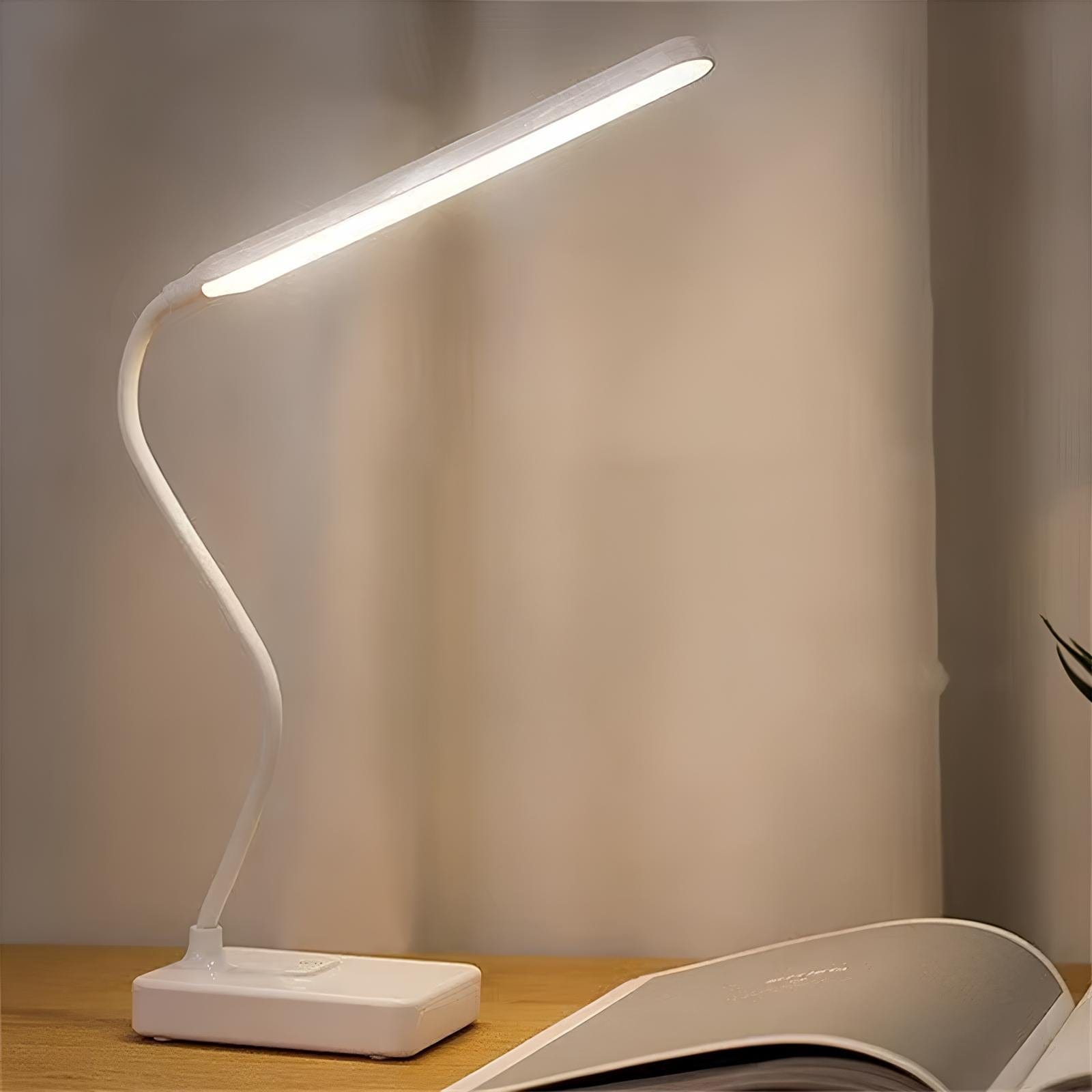 Rechargeable Desk Lamp Flexible Arm with Multi-Light Modes