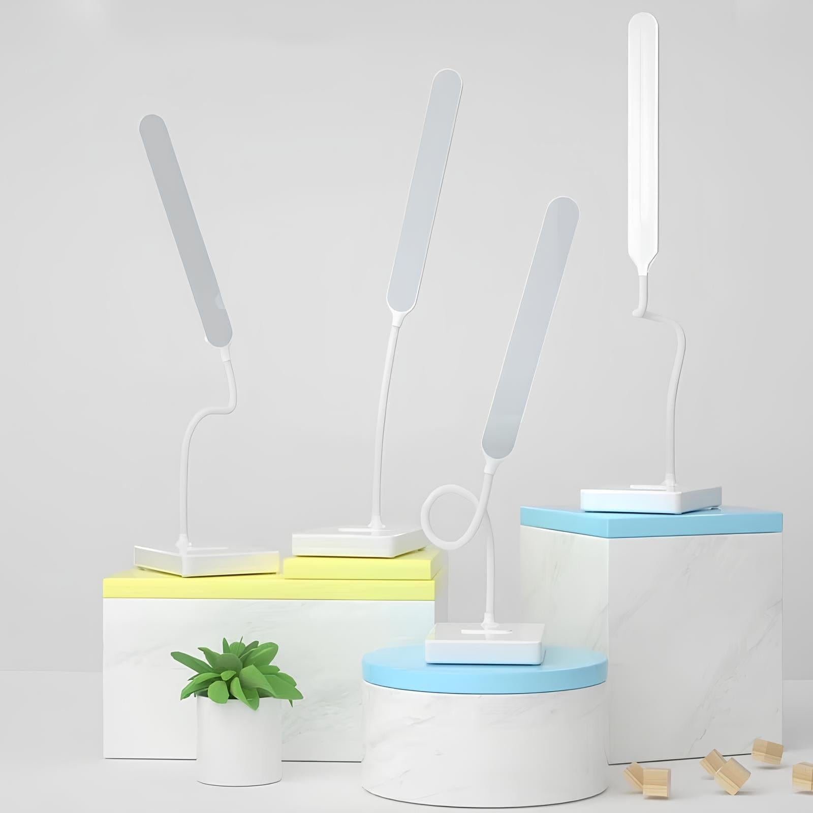 Rechargeable Desk Lamp Flexible Arm with Multi-Light Modes