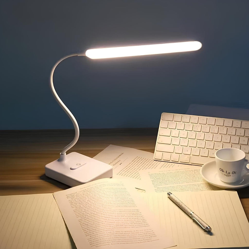 Rechargeable Desk Lamp Flexible Arm with Multi-Light Modes