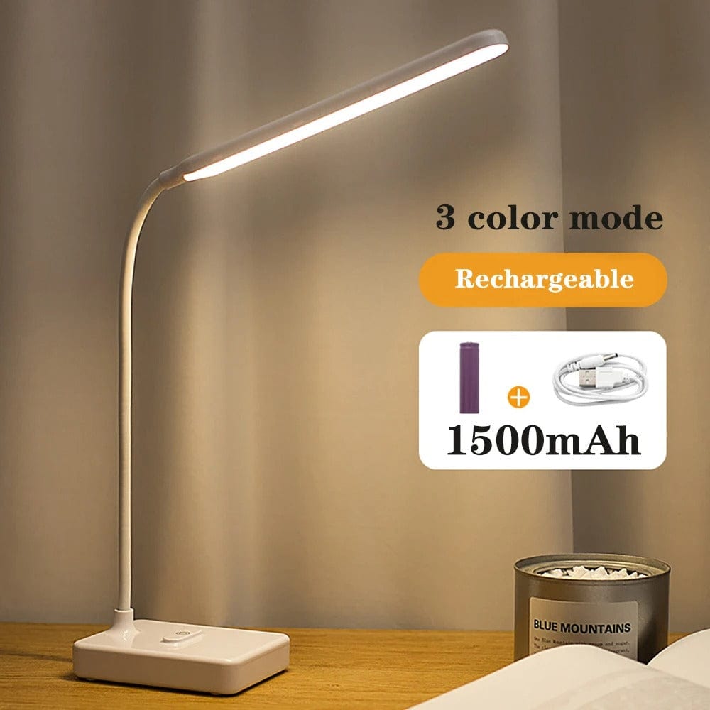 Rechargeable Desk Lamp Flexible Arm with Multi-Light Modes