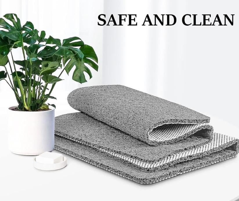 Non Slip Shower Mat Secure Grip with Fast Water Drainage
