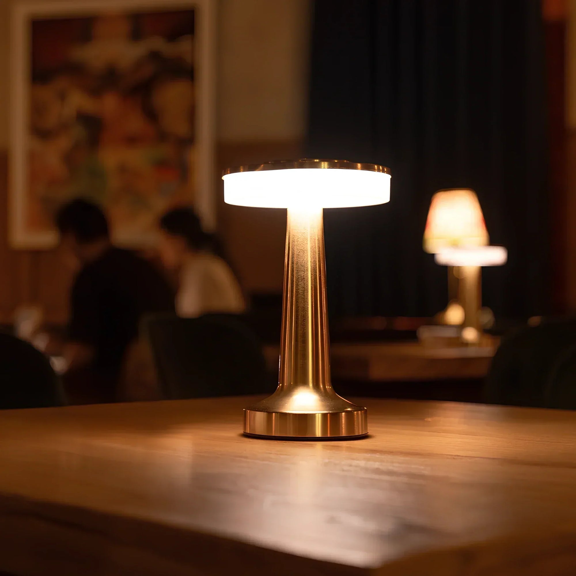 Cordless Table Lamp Rechargeable Touch-Control Mood Light