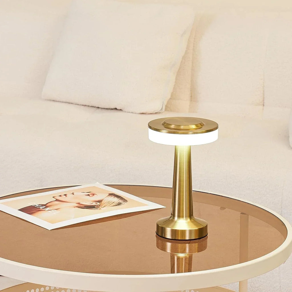 Cordless Table Lamp Rechargeable Touch-Control Mood Light